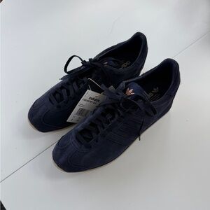 Adidas Women’s Navy Suede Sneakers